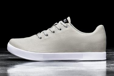 Nobull Arctic Canvas Women's Trainers Grey | Australia (KR2437)